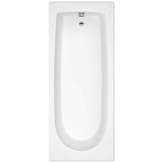 Veebath Aruba Bath Freestanding Double Sided Acrylic Glossy White