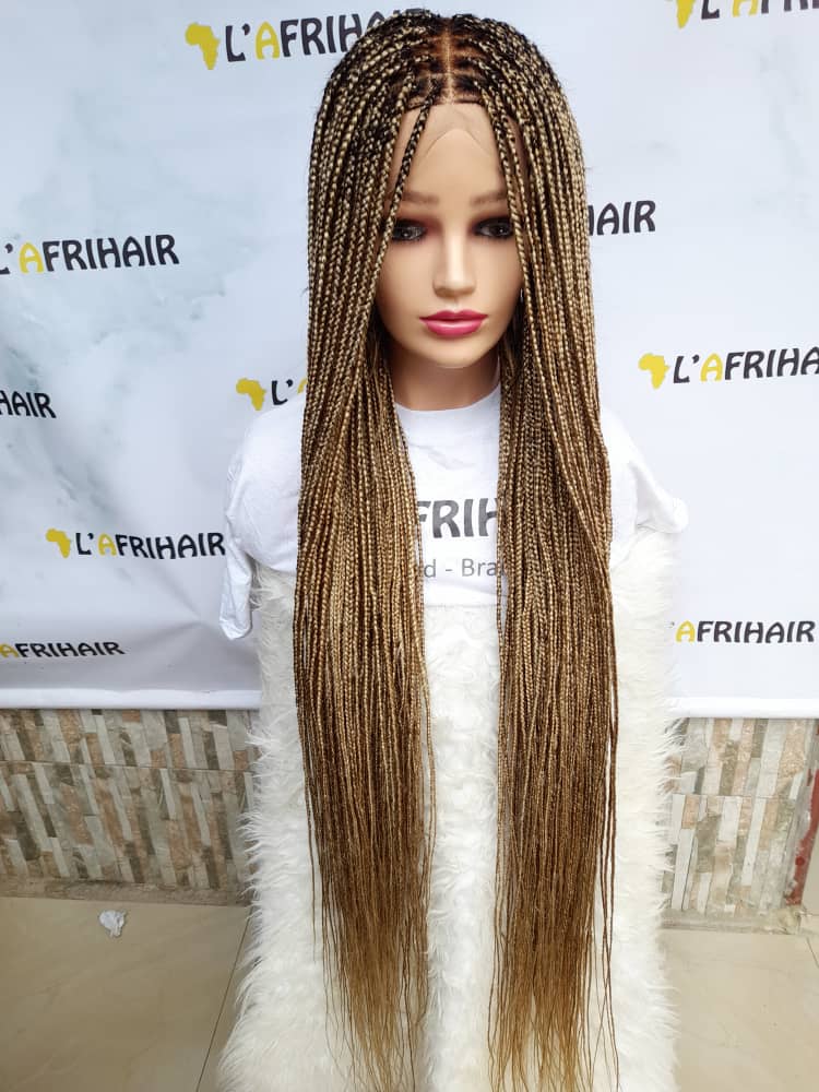 knotless braids lace front wig