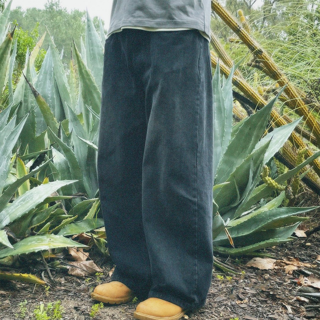 Core Adjustable Baggy Jeans - Concrete Orchids product image