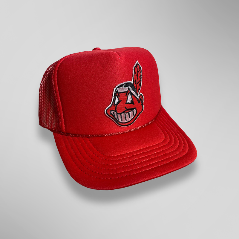 cleveland indians trucker hat