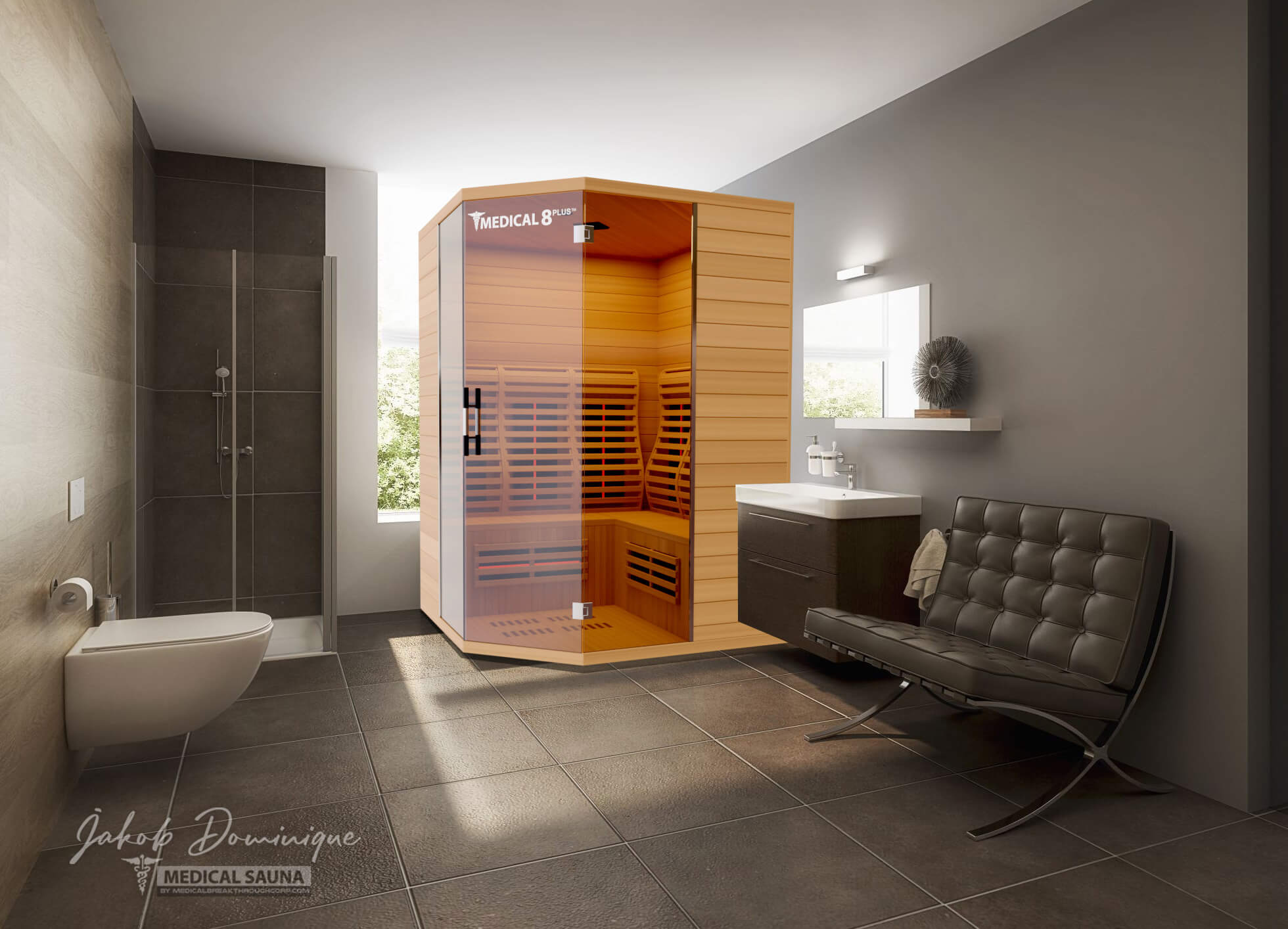 Medical Saunas Medical 8v2 Ultra Full Spectrum Infrared Sauna showcase image