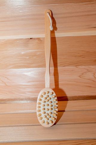 Wooden Sauna massage brush