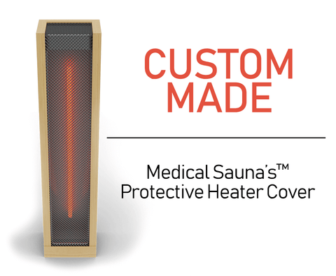 Medical saunas image of heater protective cover