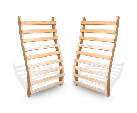 Medical Saunas image of 2 curved backrests