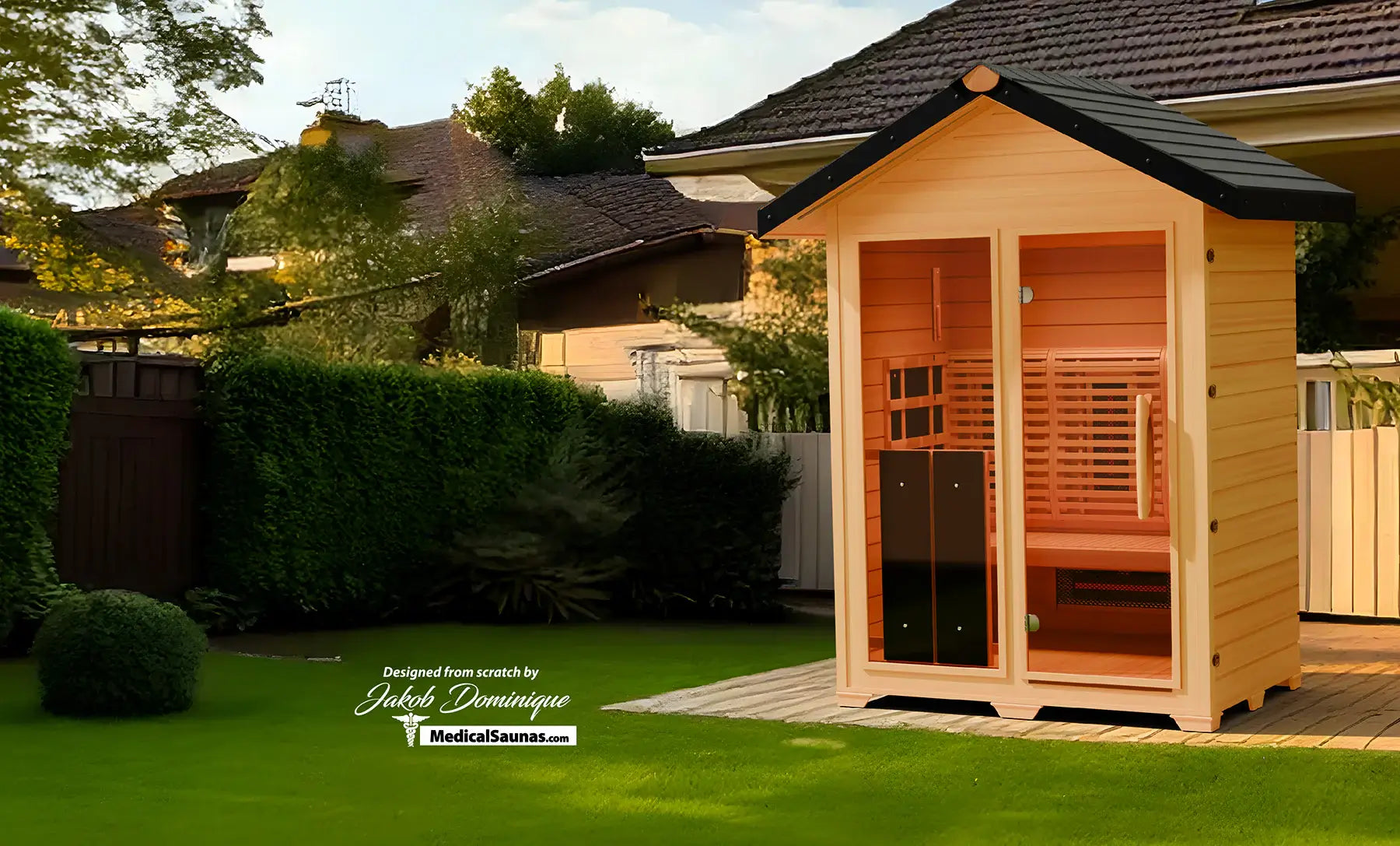 Medical Saunas Nature 6 Outdoor Infrared Sauna showcase image