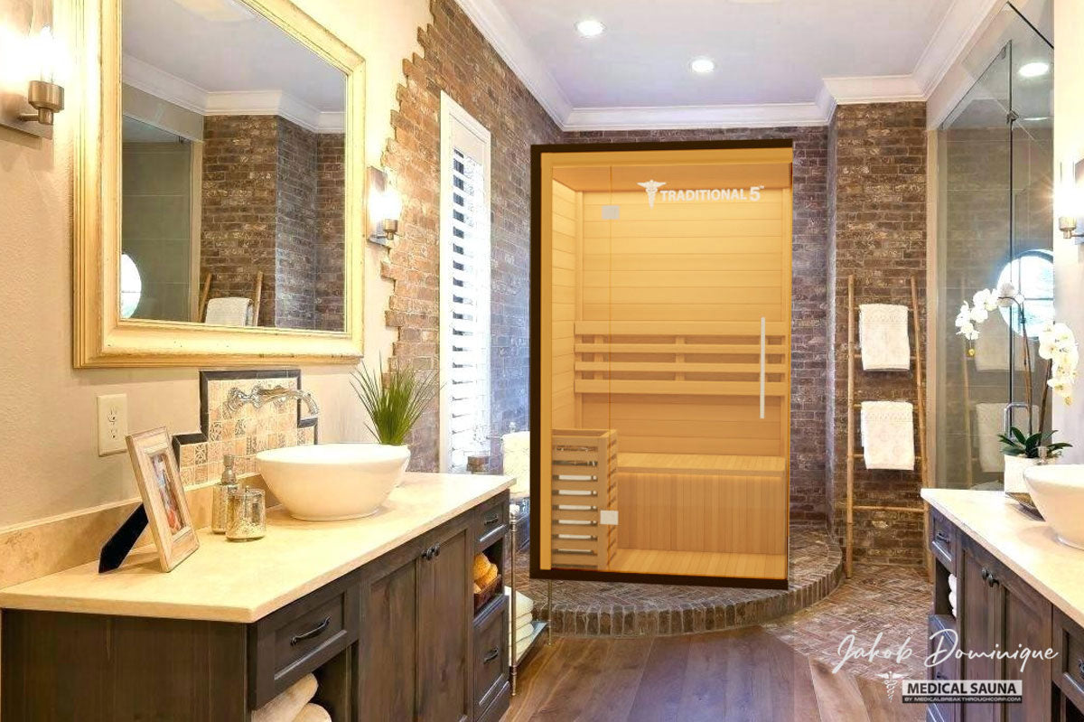 Medical Saunas Traditional 5 Steam Sauna Showcase image