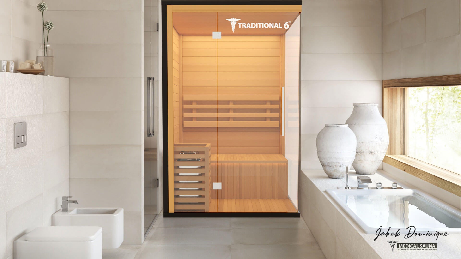 Medical Saunas Traditional 6 Steam Sauna showcase image