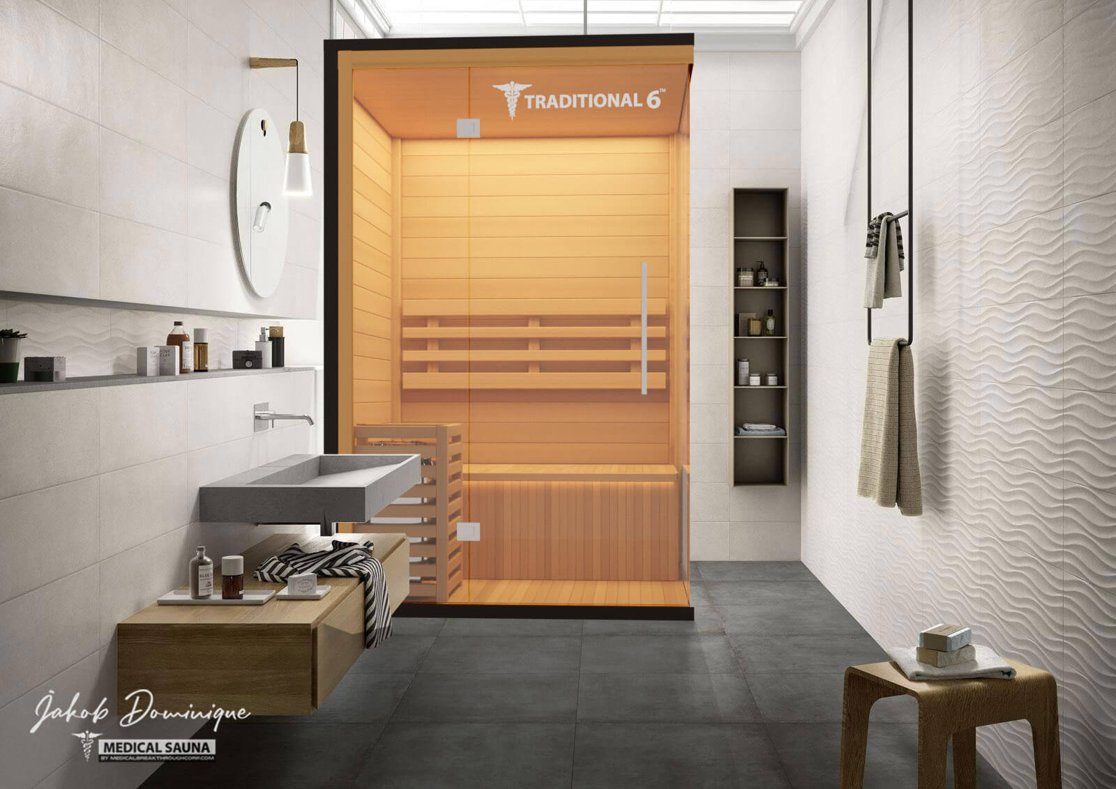 Medical Saunas Traditional 6 Steam Sauna showcase image