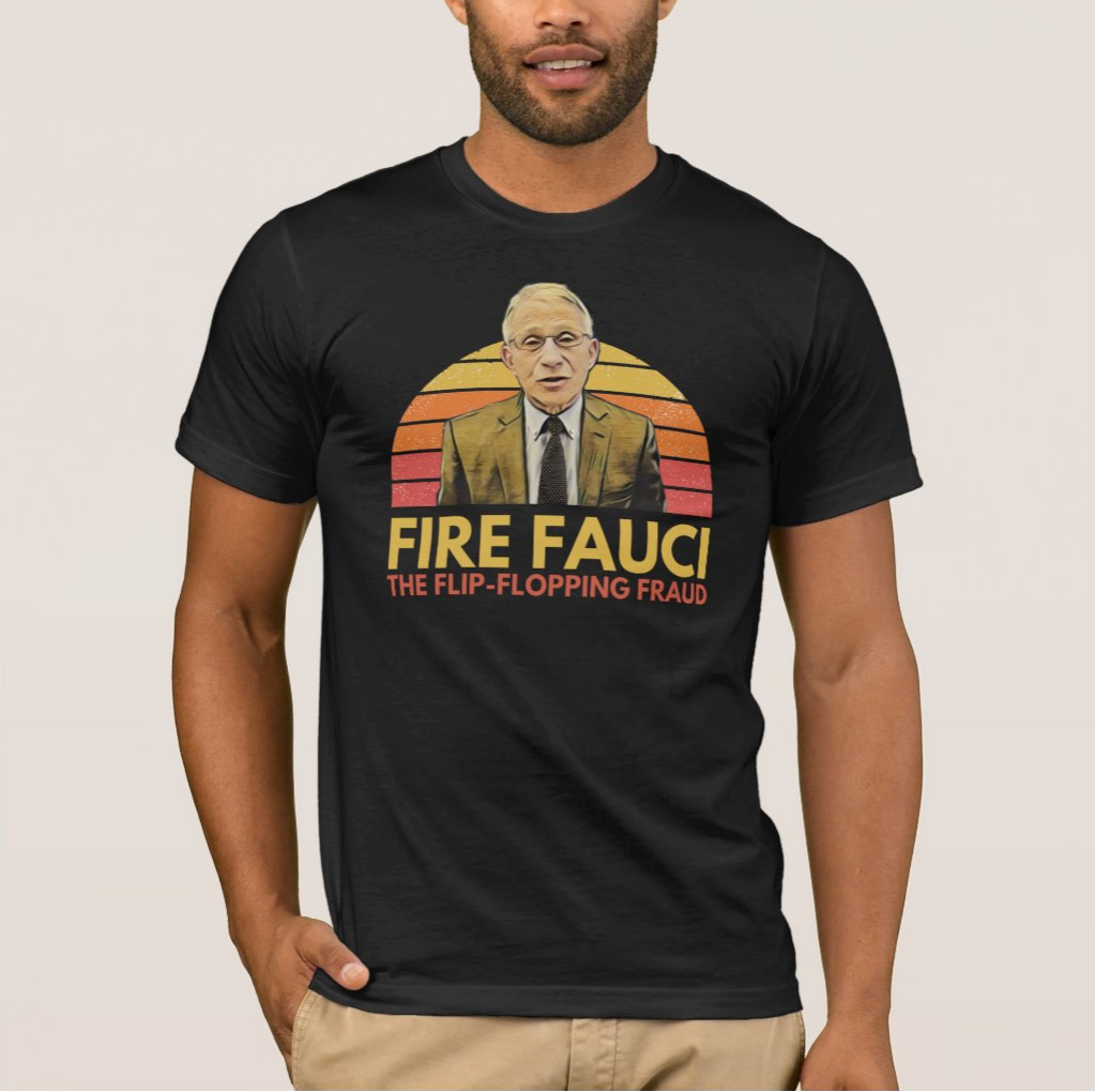 fire fauci t shirt