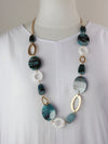 Round Patchwork Handcrafted Knitted Necklace