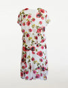 Larosela Tiered Round-Neck Midi Dress