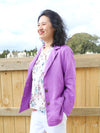 Larosela Linen Jacket with Pockets