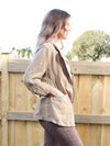 Larosela Thin Stripe Cotton Linen Jacket