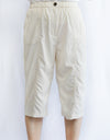 Stretch Elastic Waist Casual Pants with Side Pockets