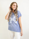 Fairy Tern Butterfly Round-Neck Casual Top