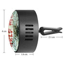 Image of 2 Piece Car Aromatherapy Essential Oil Diffuser Vent Clip - Help Me Bloody Scary Wall - Passion Fruit Floral