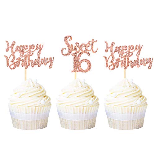 sweet sixteen cupcake cakes