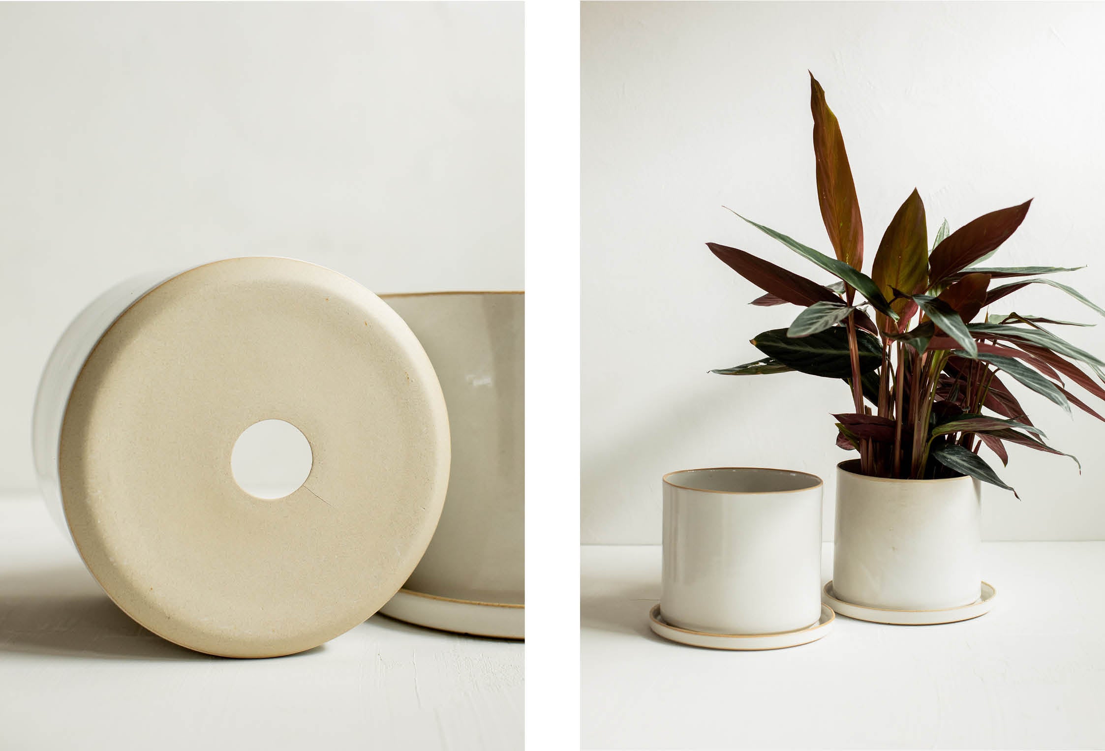 ceramic second sale minimal planter