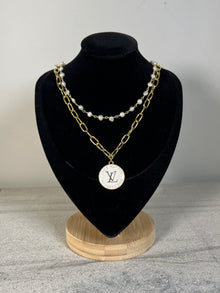 Louis Vuitton White Charm Necklace