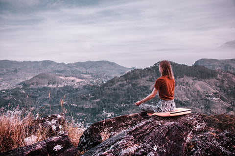 Meditation on the mountain