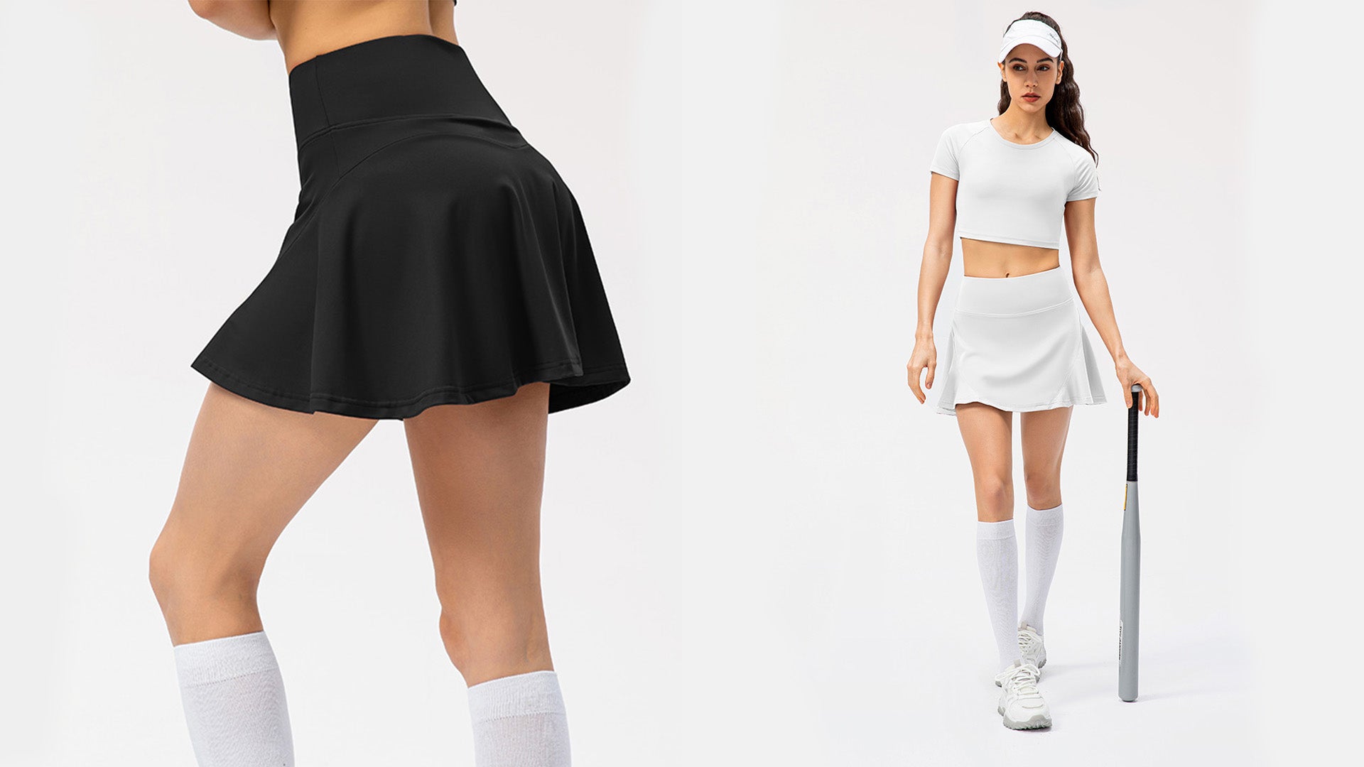 Noods Pleated High Waisted Tennis Skirt - A Great Tennis Skirt With Pocket Convenience