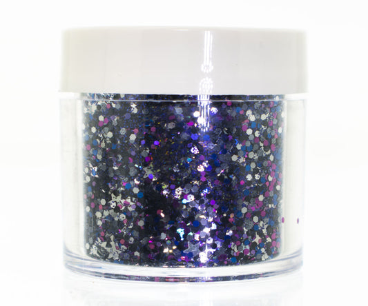 Silver Holographic Bulk Glitter - GL07 Silver Prism Extra Fine Cut .008