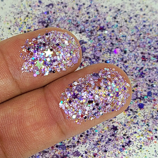 Silver Holographic Bulk Glitter - GL07 Silver Prism Extra Fine Cut .00 –