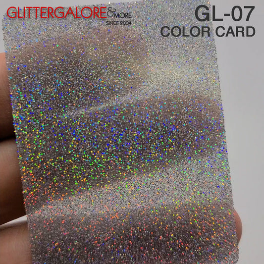 Silver Holographic Glitter, Fine (.015) Hex Cut