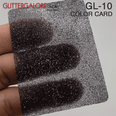 Black Glitter Eyeshadow GL10 Onyx, 5 Gram Jar