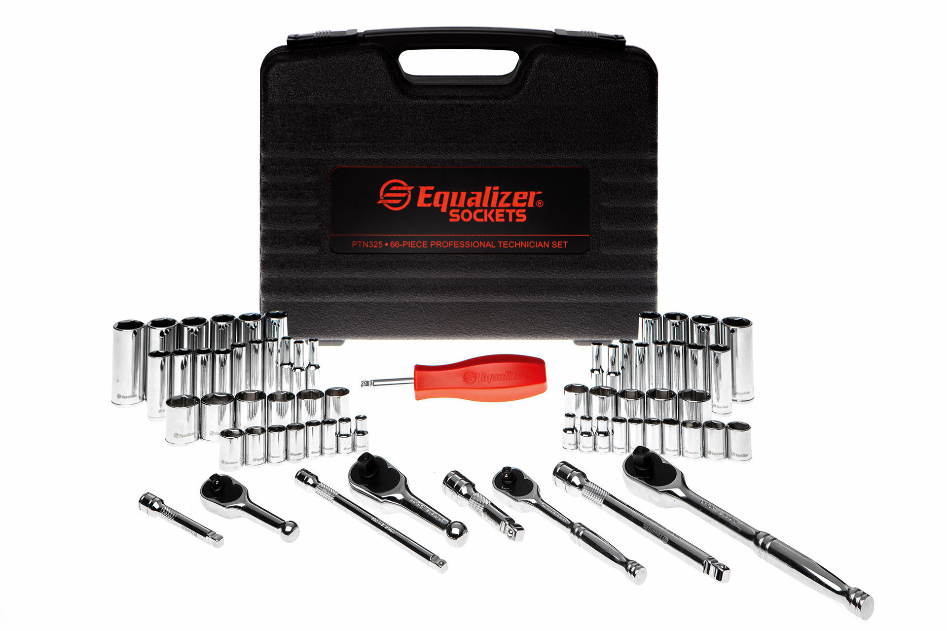PTN325 • 66-PIECE PROFESSIONAL TECHNICIAN TOOL SET: Comprehensive Collection of High-Quality Tools for Professional Technicians in Various Industries