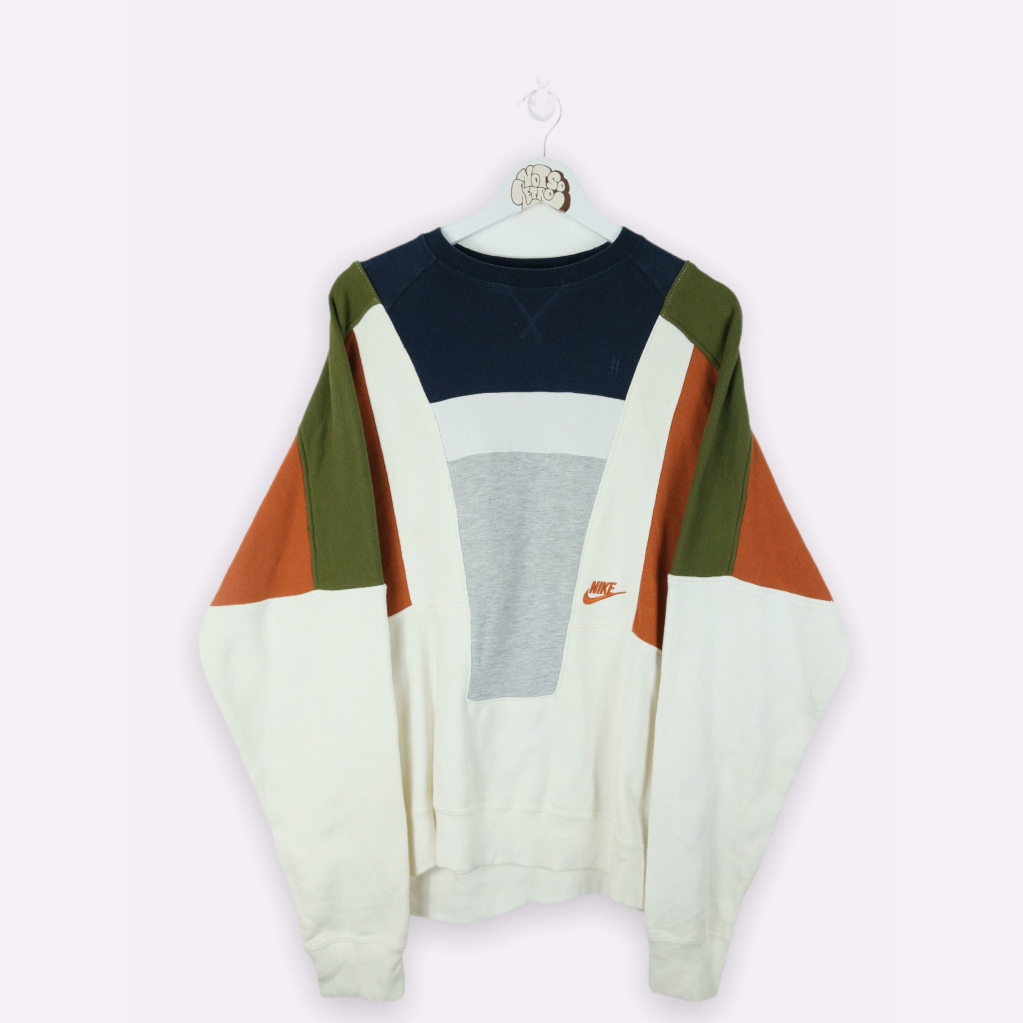 reworked nike crewneck