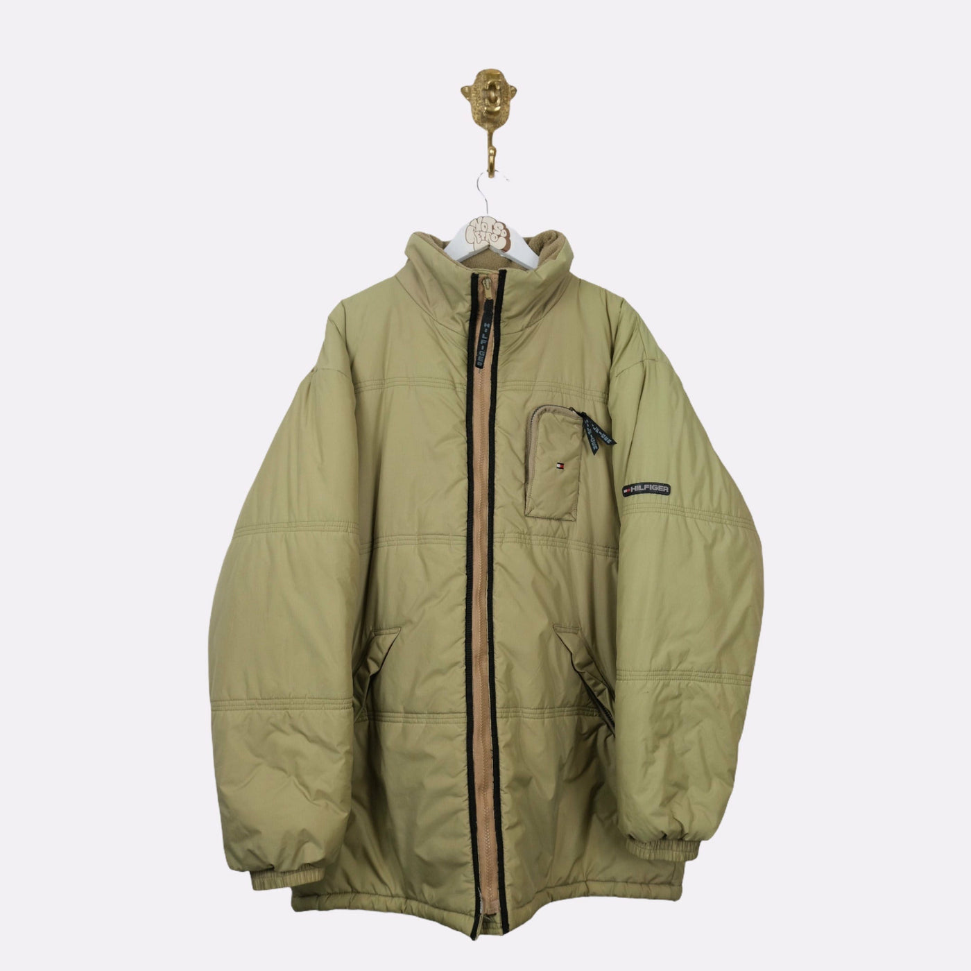 olive green tommy hilfiger jacket