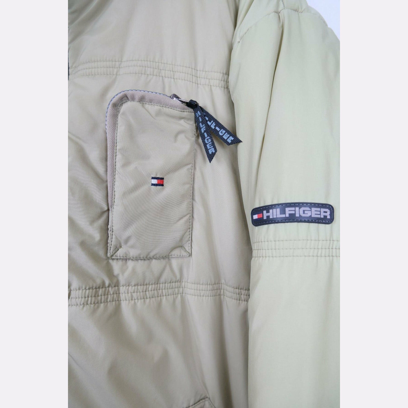 olive green tommy hilfiger jacket