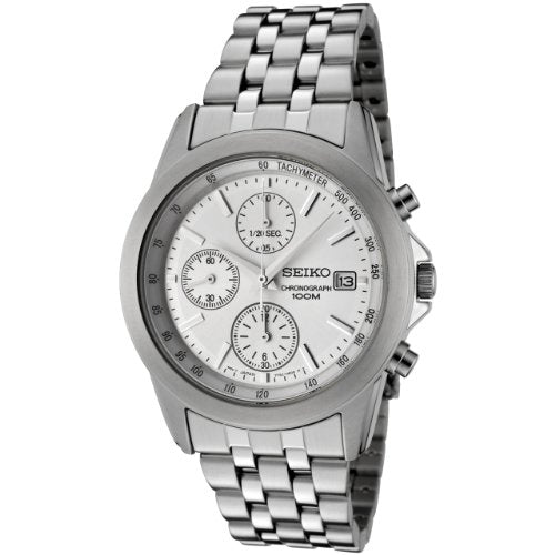 Seiko Chronograph 100m Stainless Steel Men's Watch SNDC05P1 – Spot On Times