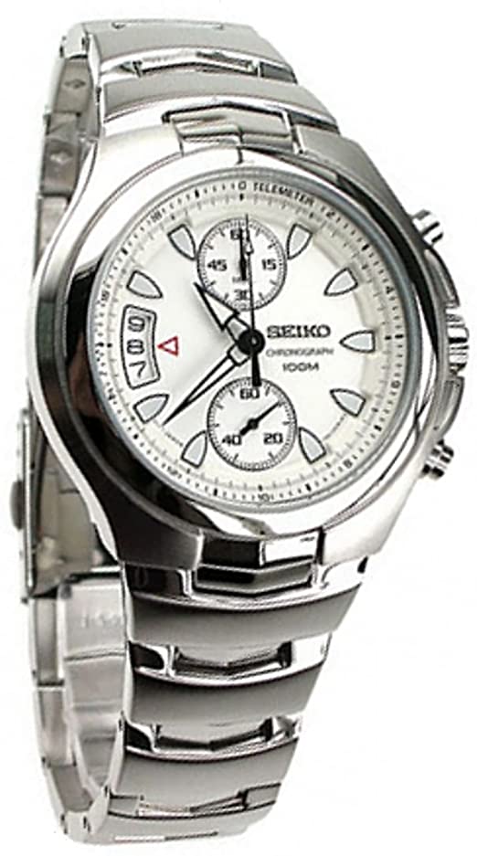 Seiko Chronograph 100m Tachymeter Men's Watch SNN017P1 – Spot On Times