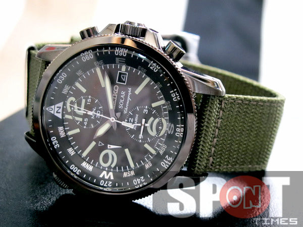 Seiko Prospex Solar Chronograph Men's Watch SSC137P1 – Spot On Times