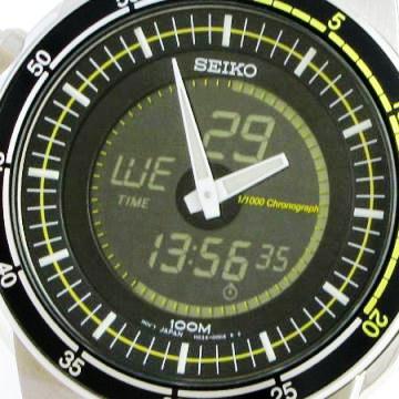 Seiko Retro Analog Digital Alarm Chronograph Men's Watch SNJ023P1 – Spot On  Times