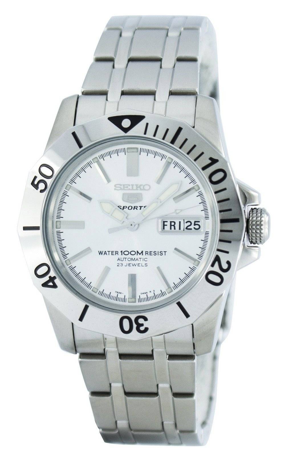 Seiko 5 Sports Automatic 23 Jewels Men's Watch SNZF71K1 – Spot On Times