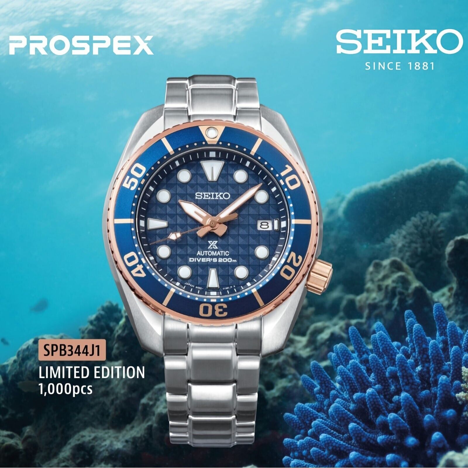 Seiko Prospex Blue Coral x Thong Sia Exclusive Limited Edition (1,000 –  Spot On Times