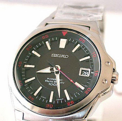 Seiko Criteria Kinetic Auto Relay 100m Men's Watch SMA223P1 – Spot On Times