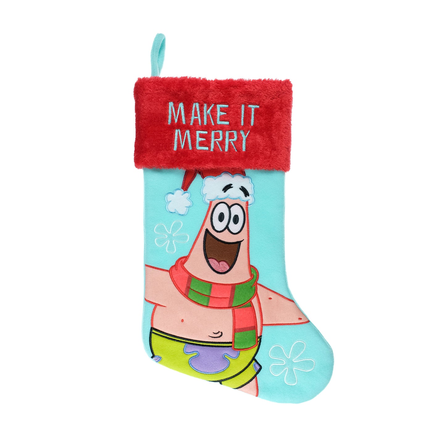 SpongeBob SquarePants 2003 Christmas Stocking Hanger Nickelodeon Viacom for  sale online