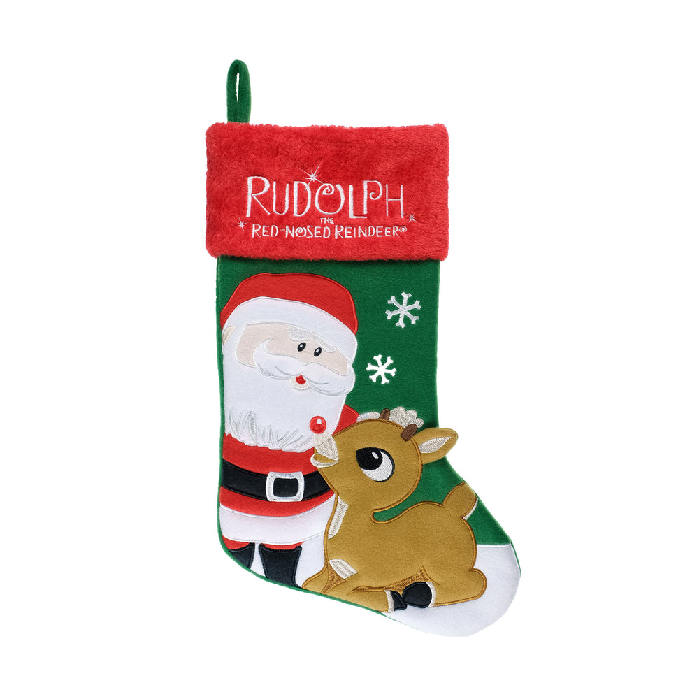 Stitch in Santa Hat Applique Christmas Stocking – WondaPop