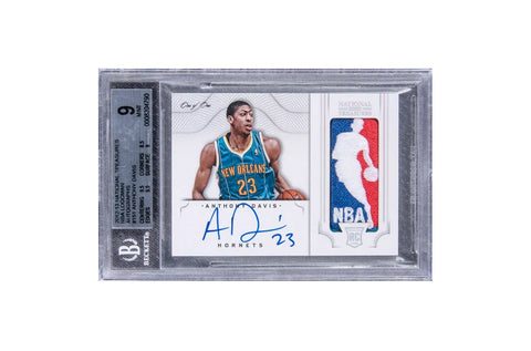 Anthony Davis 2012-13 National Treasures Logoman 1/1 BGS 9 ($1,000,000)