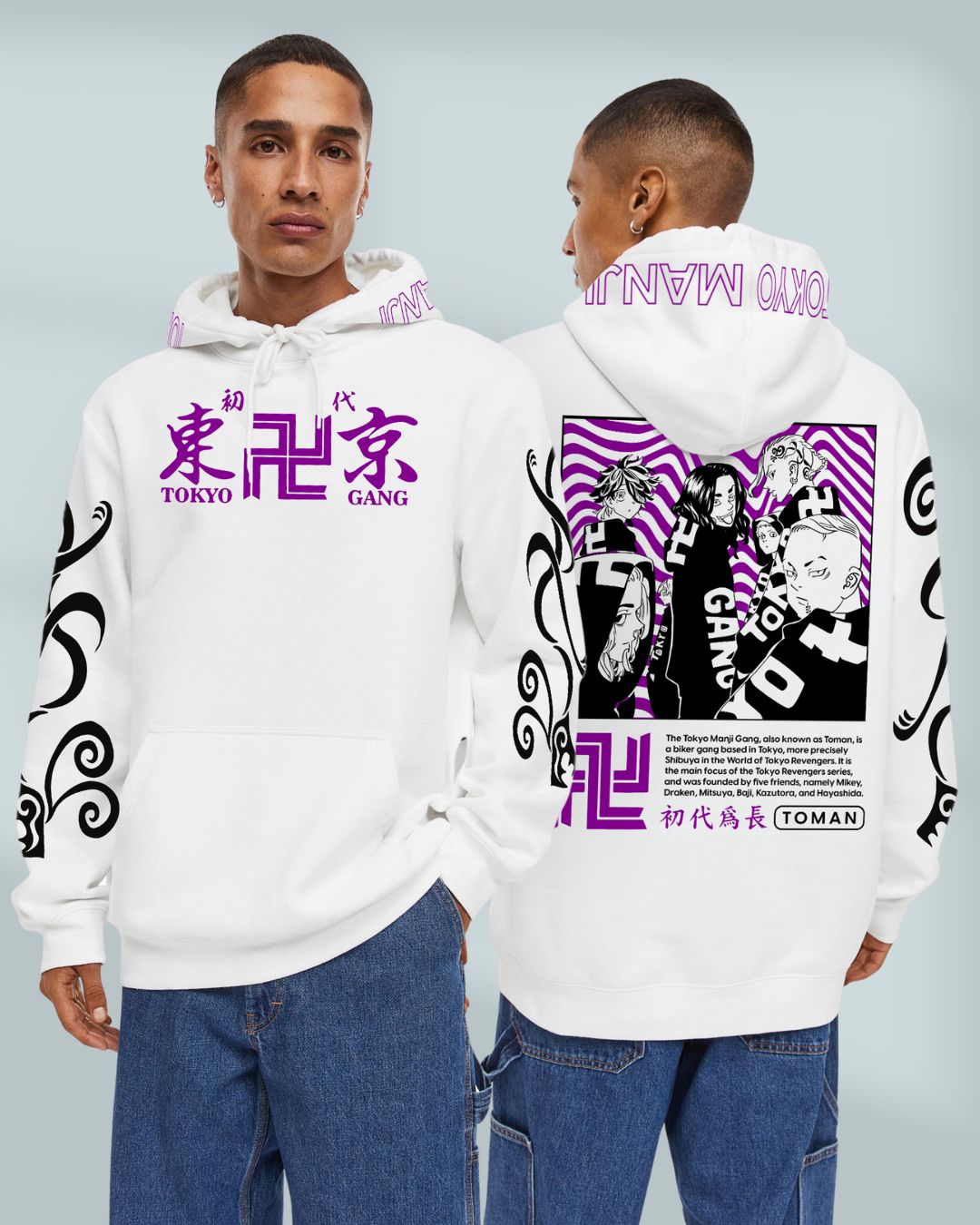 Y2k Anime Print Hoodies Men Zip Up Long Sleeve Streetwear Sweatshirts Coats  Letter Loose Grunge Gothic Oversized Hooded Jackets  Fruugo IN
