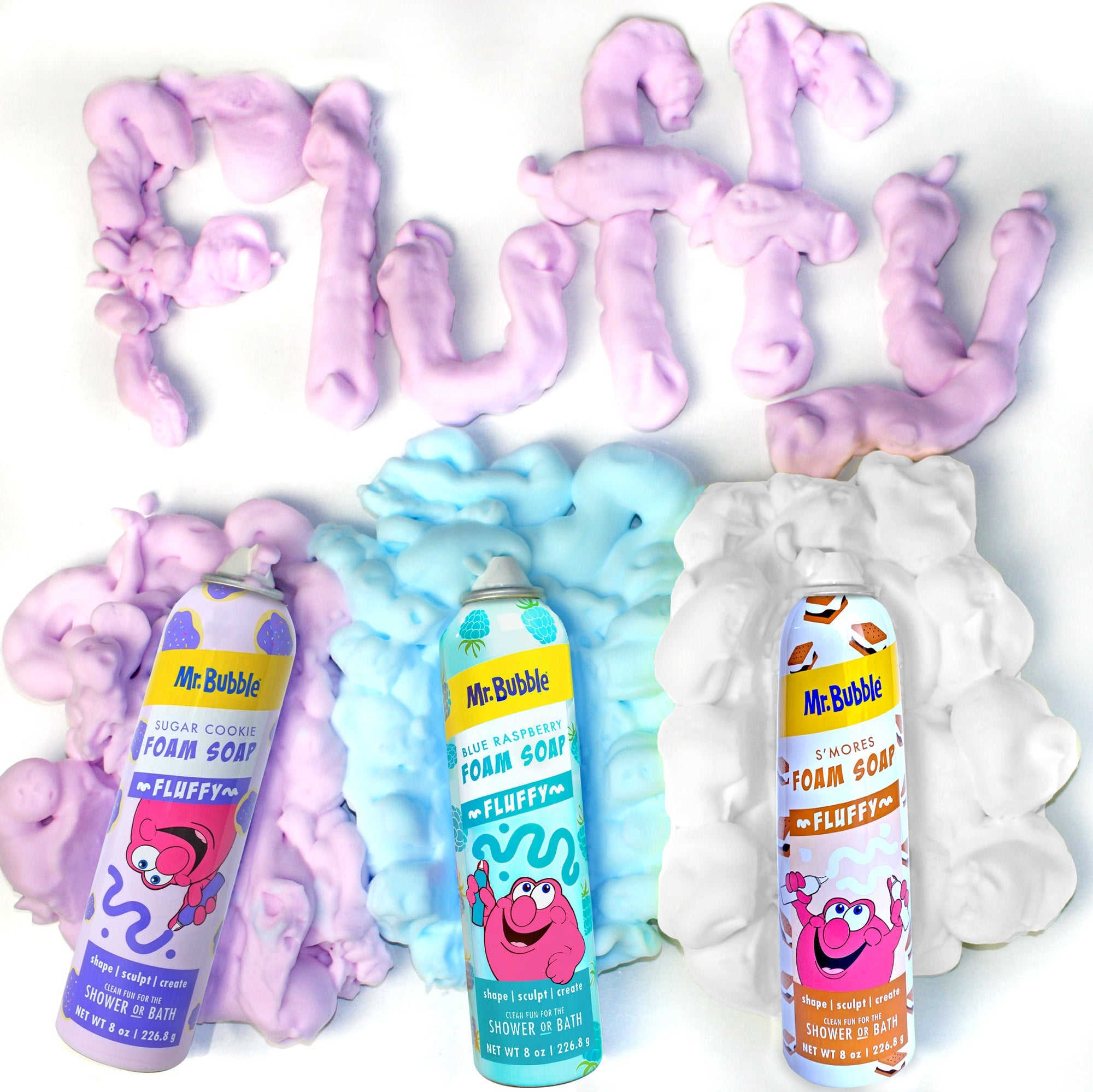 Mr. Bubble Twin Pack Foam Soap - Create Kids Bath Slime, Sculpt