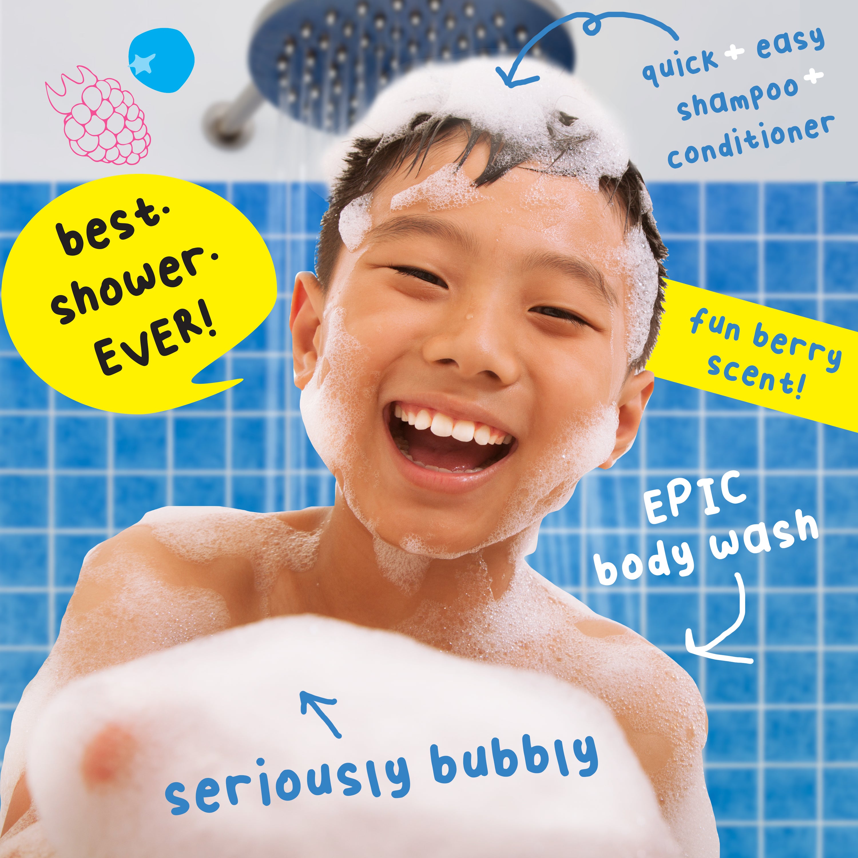 Kids Bubble Bath and Wash