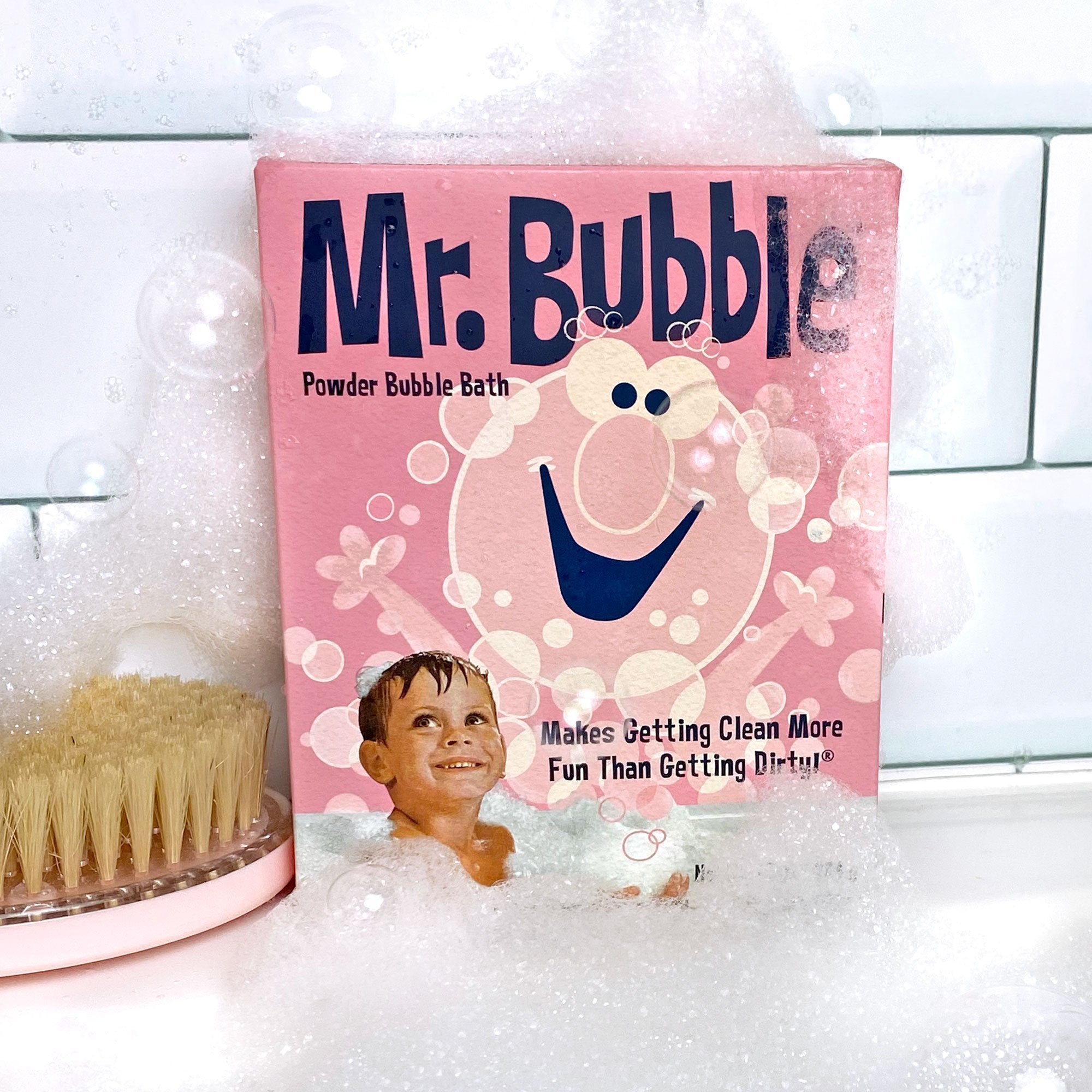 Mr. Bubble Retro Powder Bubble Bath, Bubble Gum Scent, 1.4 oz Packet, Size: 1961 in