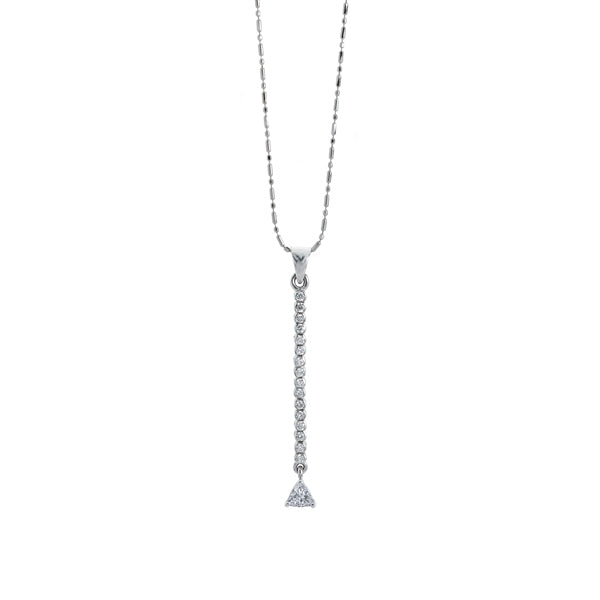 Single Line Diamond Necklace