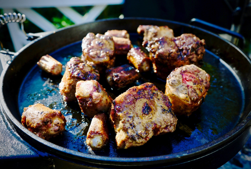 Oxtail Potjie on the KUDU charcoal grill