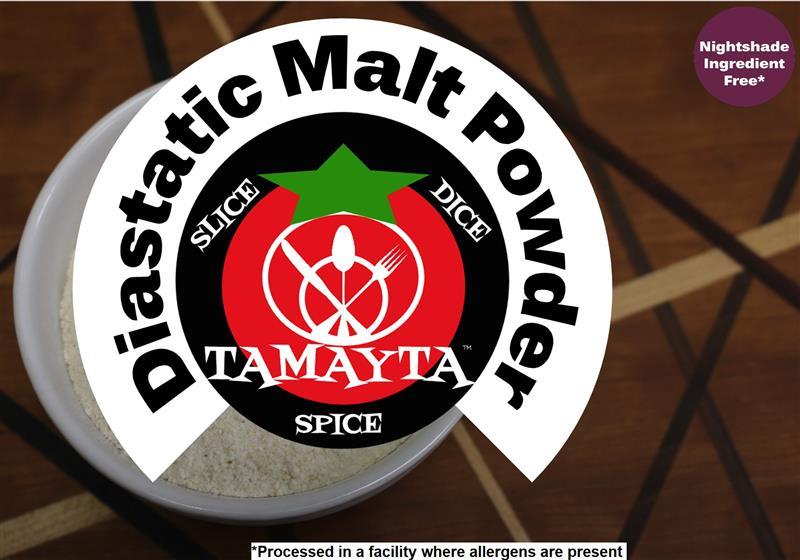 MALT POWDER-DIASTATIC HALF CUP JAR (NET WT 2.5 OZ)